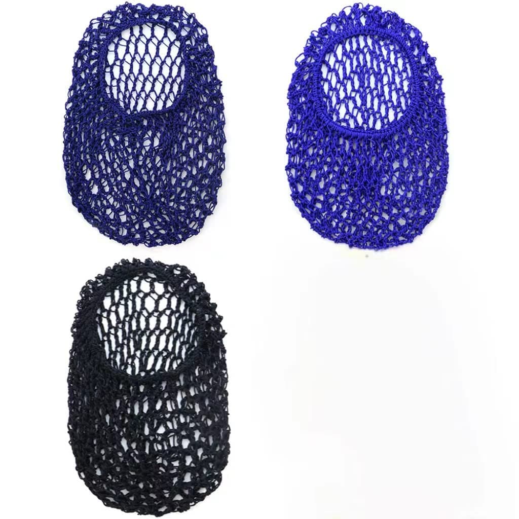 3 Pcs Mesh Hair Net Rayon Knit Snood Hat Mesh Crocheted Hairnet Sleep Cap Long Hair Cover Ornament Thick Hair Women Hair Net for Sleeping Soft Sleeping Hat Hair Accessories