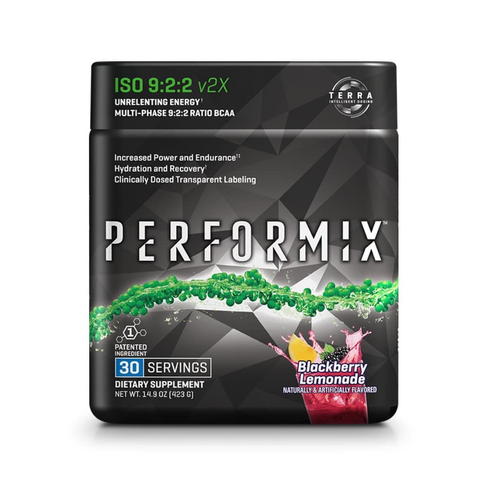 PERFORMIX ISO 9:2:2 V2X Multi-Phase BCAA Powder, Increased Energy and Endurance - 30 Servings BlackBerry Lemonade