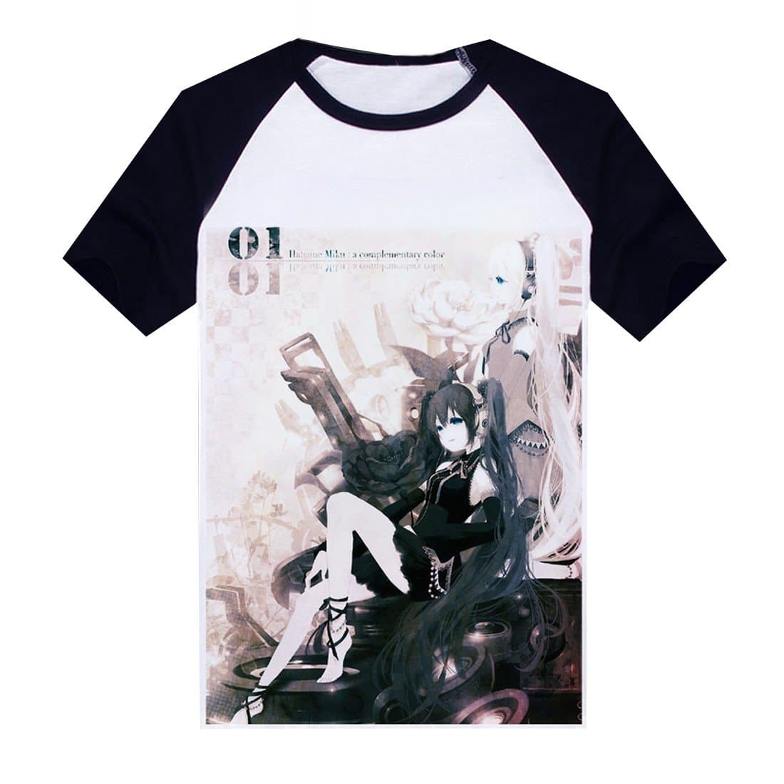 Cosplayland Vocaloid 2 Miku Hatsune Short Sleeves Tee T-Shirt
