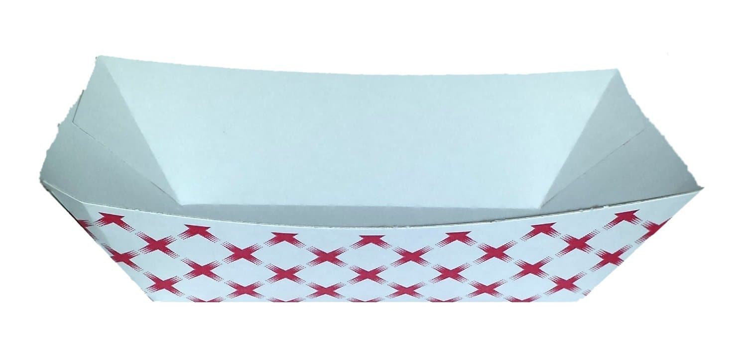 Paper Food Tray 200 Count 1 Pound