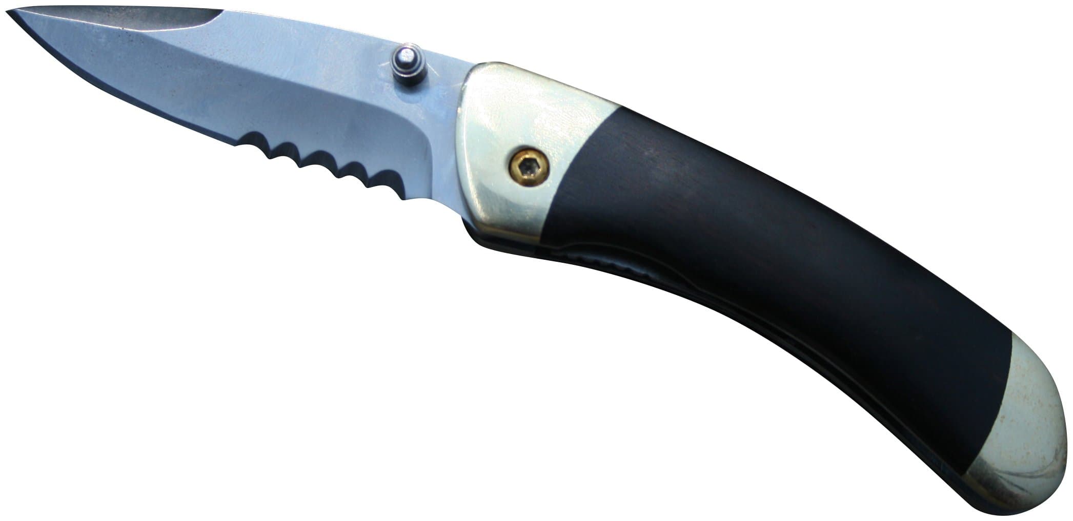 Parker River "Classic" Linerlock Pocket Knife with Ebony Wood Sides.