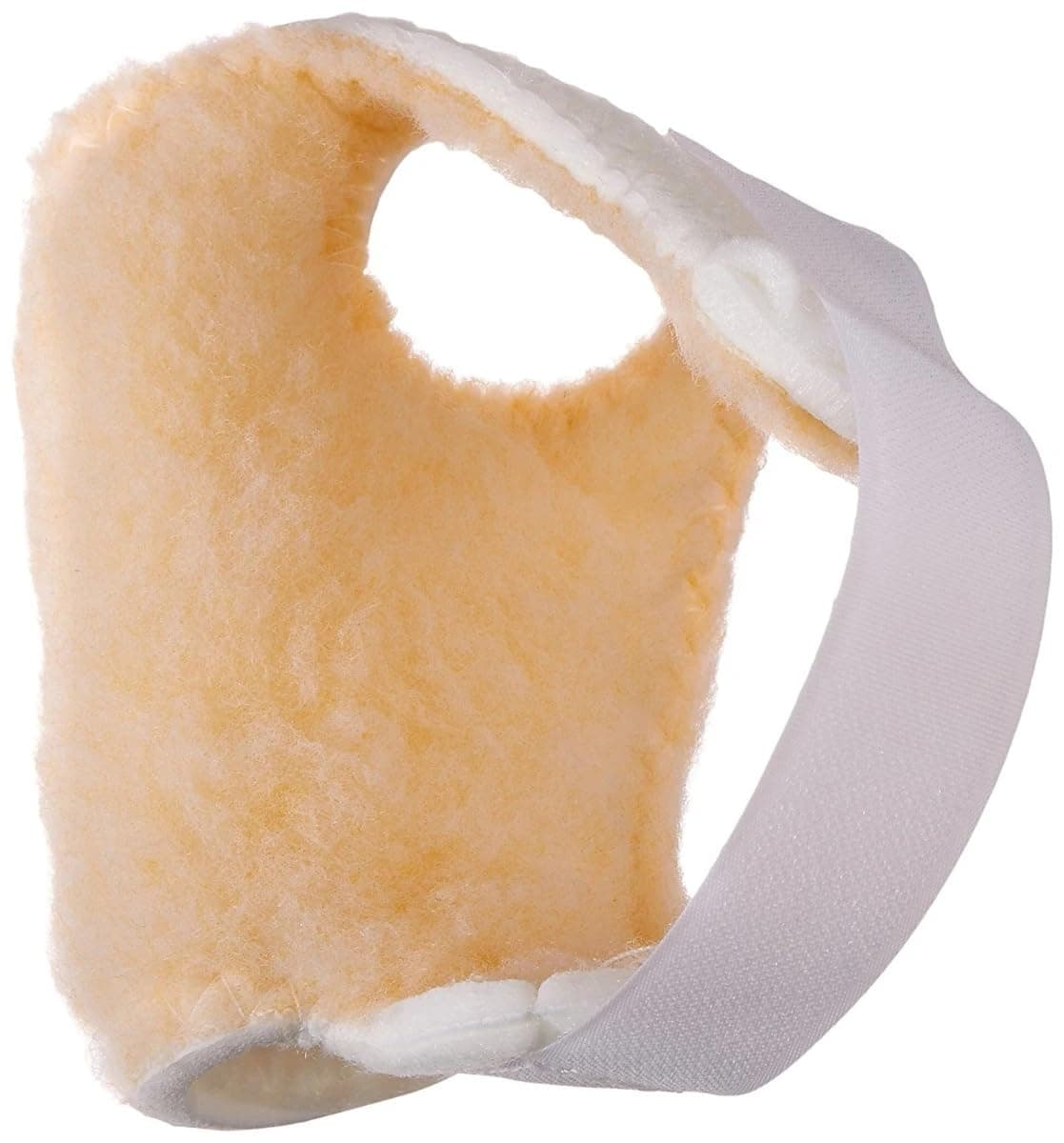 Sammons Preston Rolyan Palm Protector for Left Hand, Left Handed Glove for Finger Contracture Prevention, Comfortable Hand Cushion with Soft Sherpa Lining and Palm Pad to Prevent Hand Contractures