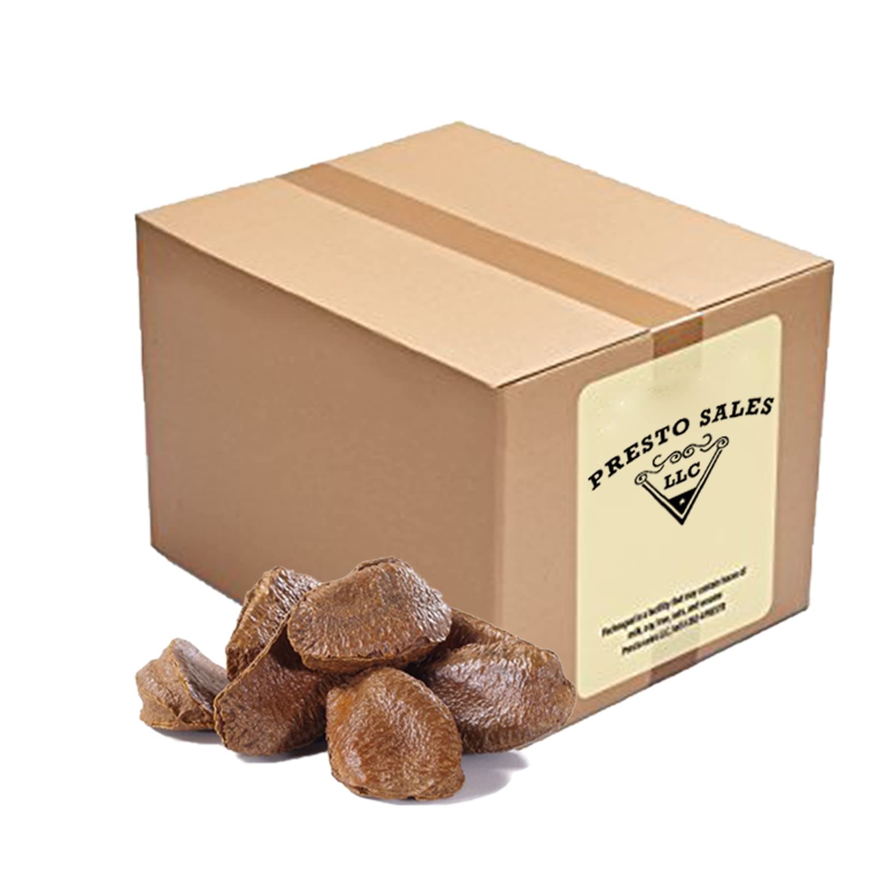 Brazil Nuts, In shell Polished Large 160 oz., Raw, Brazil Origin, KETO, Vegan, Non-GMO And Natural, Whole, Superior, High-Protein & Easy to Crack, Packed in a convenient Box/Bag of 10 lbs. by Presto Sales