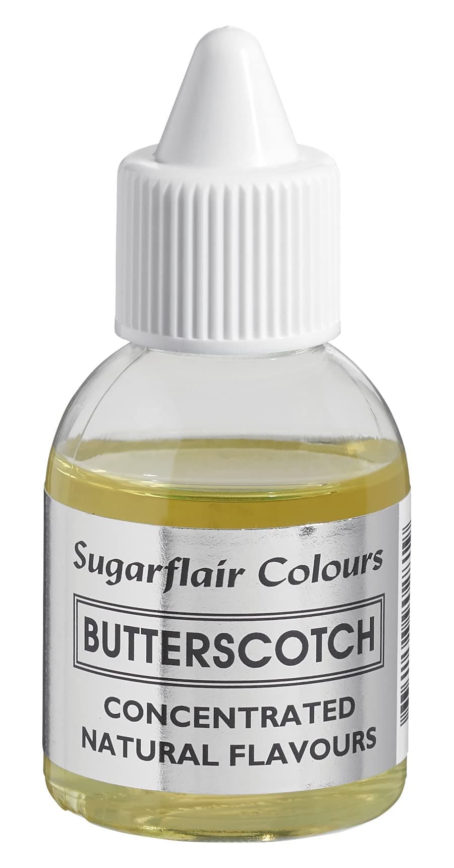 Sugarflair Butterscotch Natural Flavouring - Concentrated Natural Food Flavouring for use in Cakes, Cupcakes, Frostings, Drinks, Ice Creams - 30ml