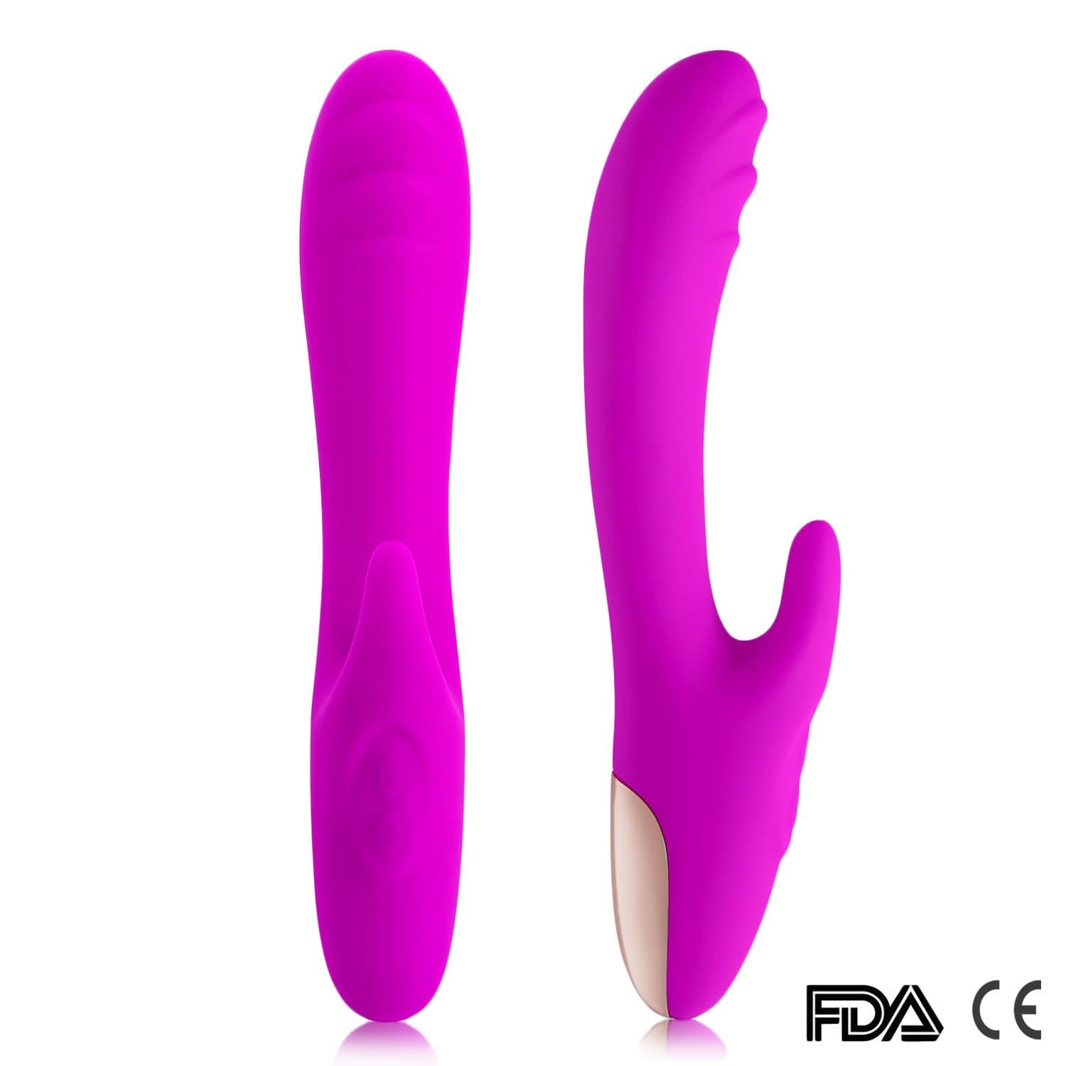 Dual-Function Motor 30 Super-Mode Massage, USB Rechargeable, 100% Waterproof - Personal Massager (purple-2)