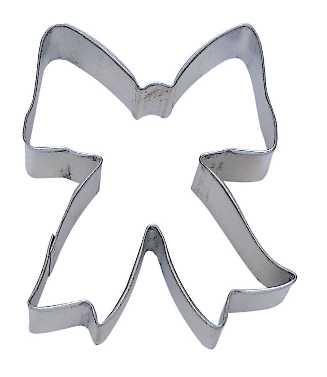 R&M Ribbon/Bow 3.5" Cookie Cutter Stainless Steel - Baking Tool for Cookies, Fondant & Crafts