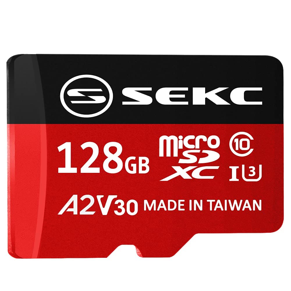 128GB microSDXC Memory Card with SD Adapter A2 UHS-I U3 V30 Full HD 4K Ultra HD (SV30A2128)