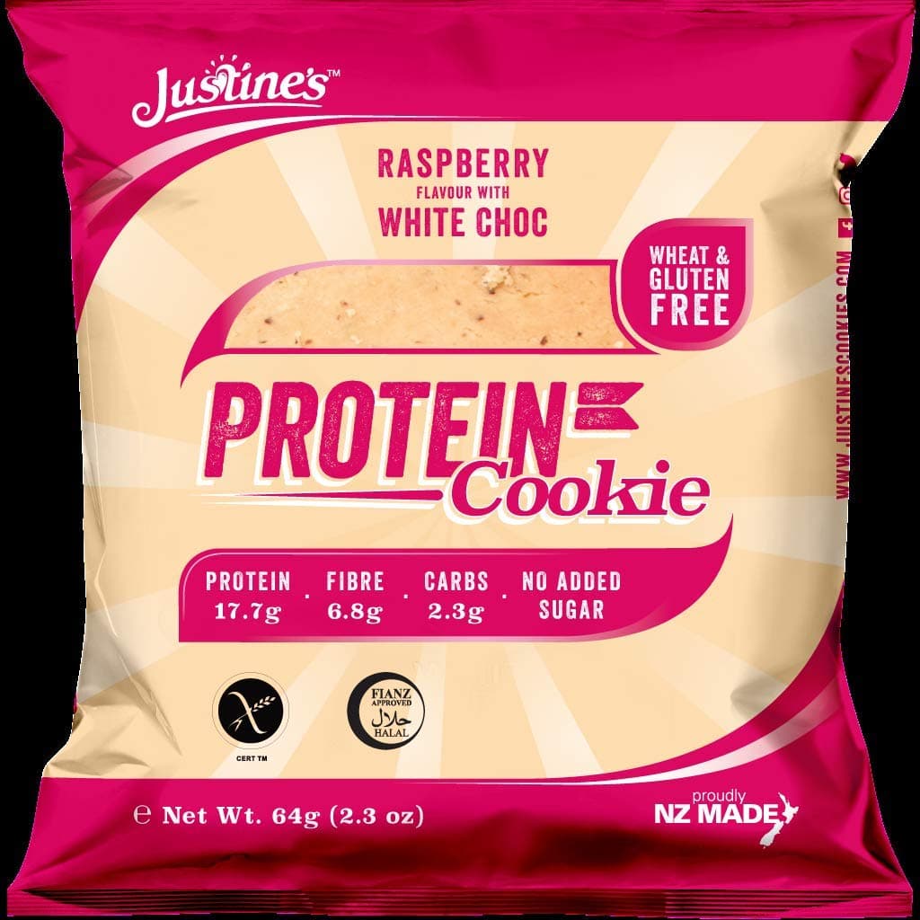 JUSTINE COOKIE RASPBERRY WHITE CHOCOLATE Wheat & Gluten Free