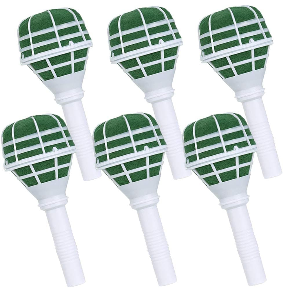 ORANGEHOME 6-Pack Bouquet Holder, DIY Wedding Foam Bouquet Handle Bridal Floral Fresh Artificial Flower Holder Decoration