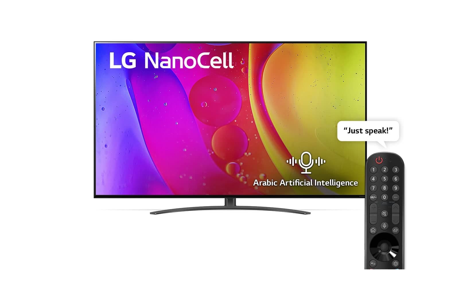 LGNanoCell TV 50 Inch NANO84 Series, Cinema Screen Design 4K Active HDR WebOS Smart AI ThinQ Local Dimming - 50NANO846QA (New 2022)
