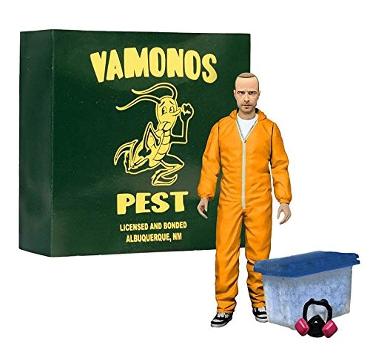 Breaking Bad Jesse Pinkman 6" Action Figure - Orange Hazmat Suit EE Exclusive.