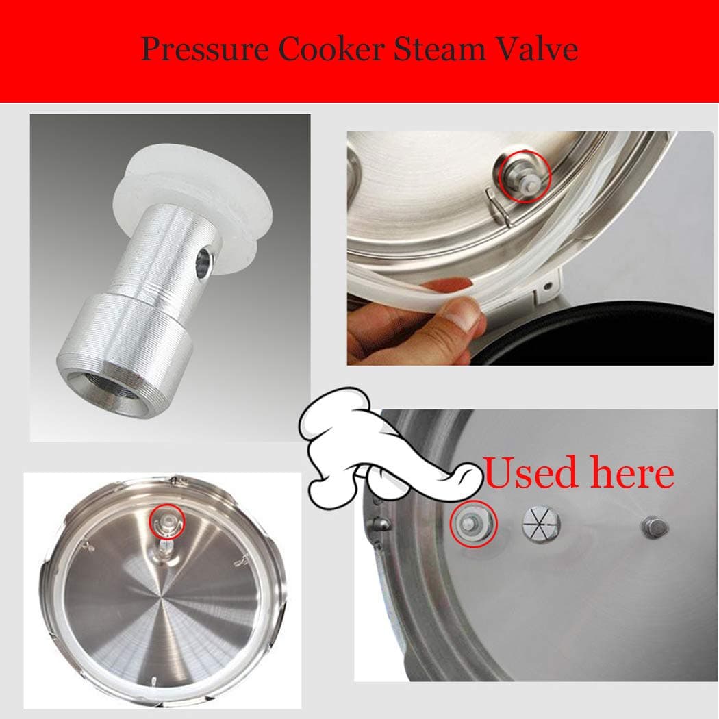 COCOMK Pressure Cooker Steam Valve Universal Floater and Sealer for Pressure Cookers XL,YBD60-100,PPC780,PPC770,PPC790