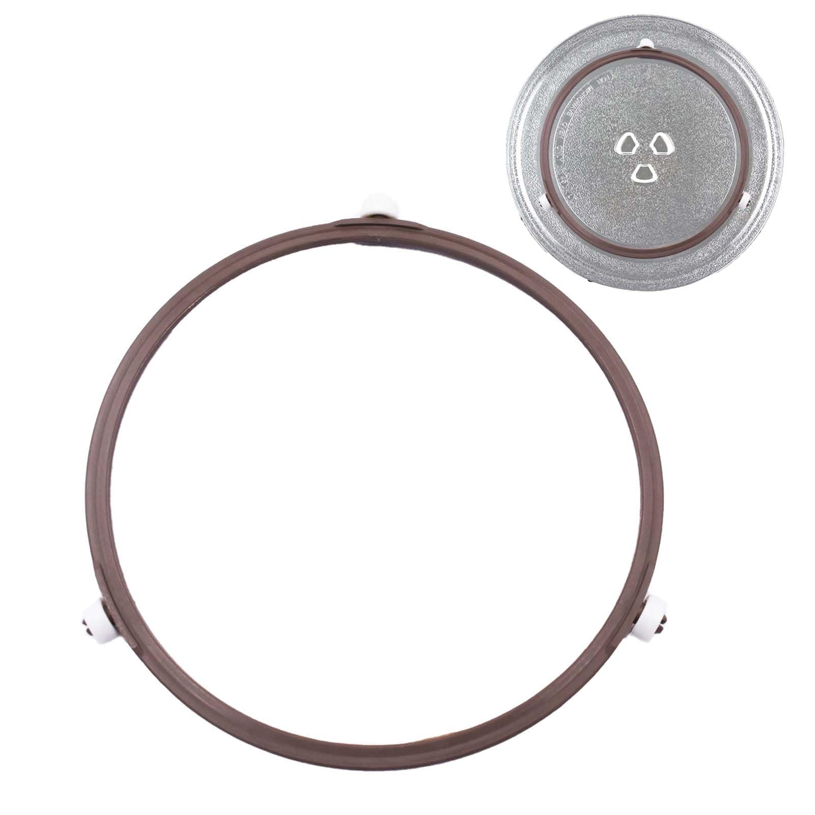 7.4 Inch Microwave Oven Turntable Ring Rotating Ring Roller Middle Glass Plate Tray Support Holder Replacement Inner Ring Roller Support Wheel Ring