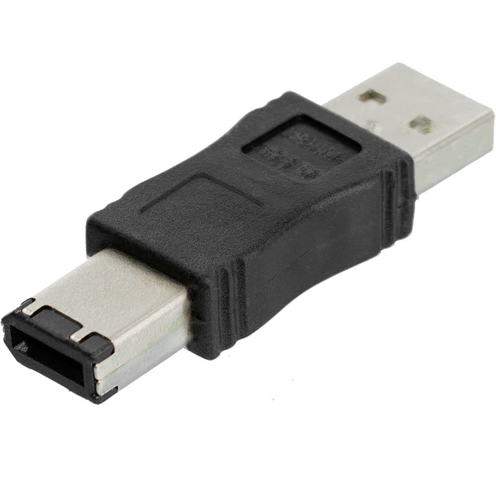 eightNice Firewire IEEE 1394 6 Pin Male to USB Male Adapter Convertor
