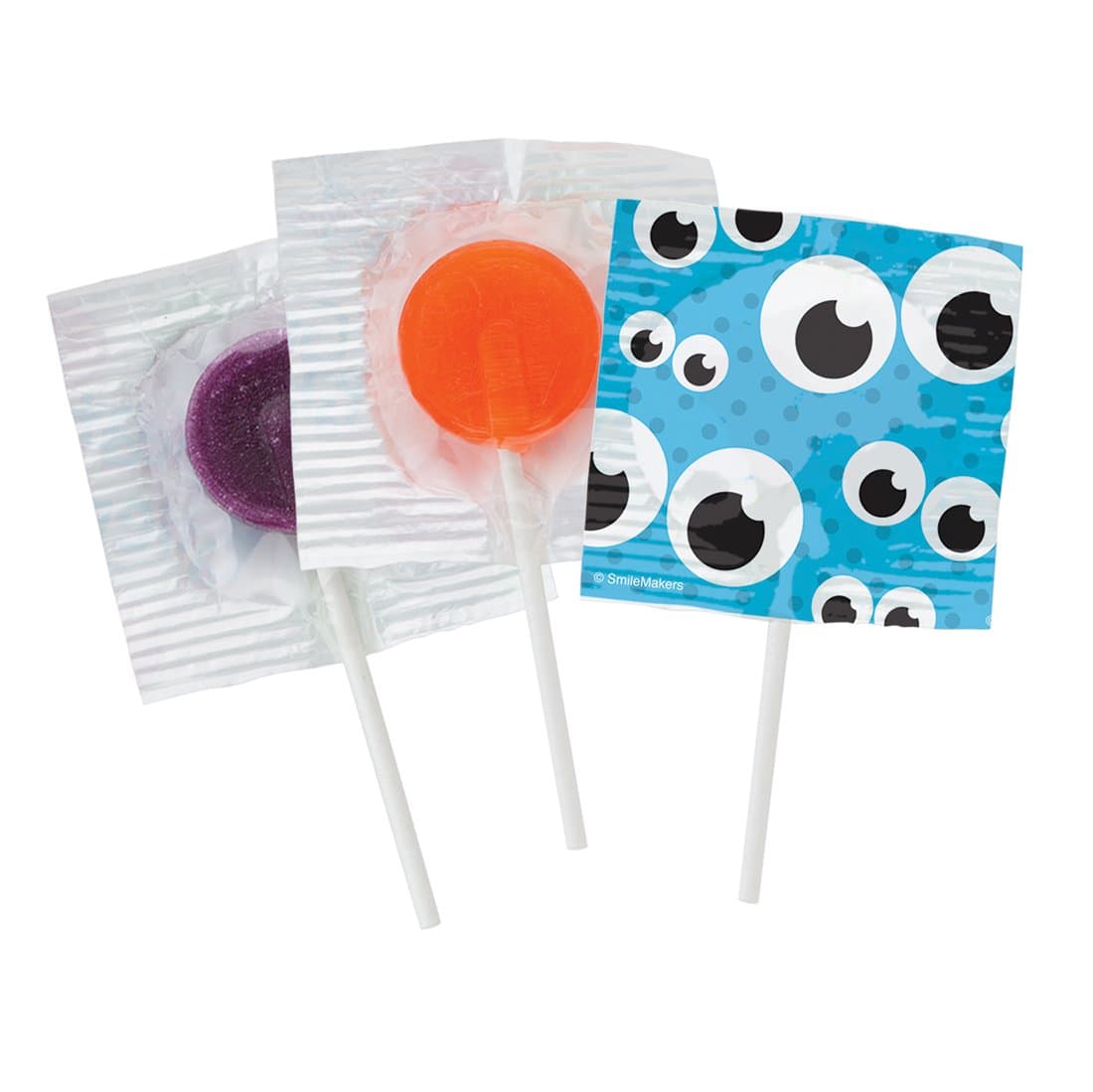 SmileMakers Eyeball Lollipops in Canister - Prizes and Giveaways - 180 pieces per Pack