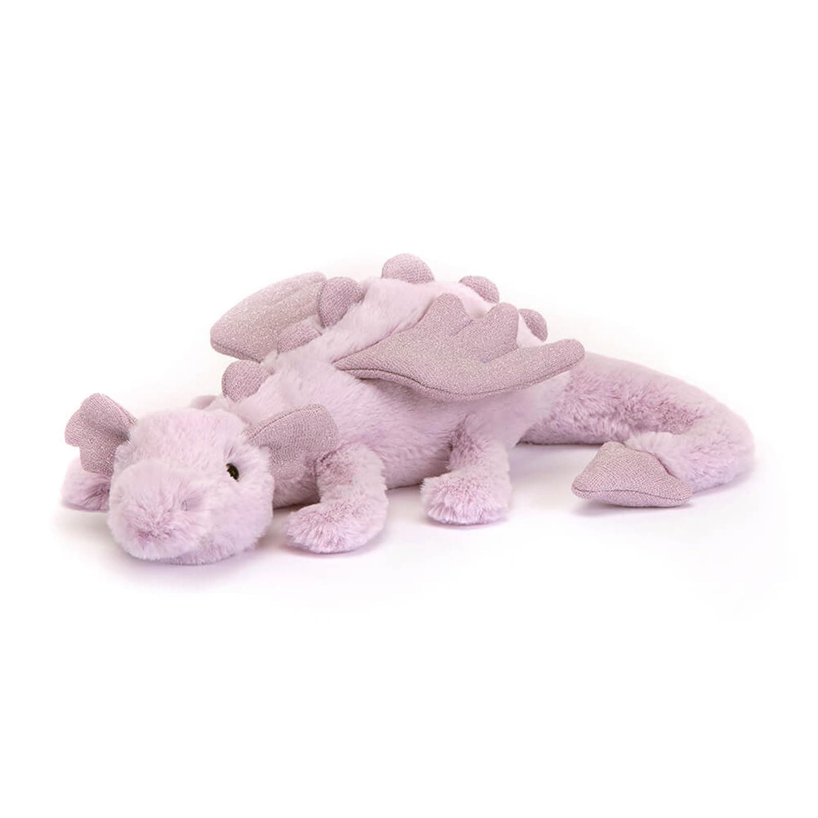 Jellycat Lavender Dragon Stuffed Animal, Little 12 inches - Mythical Plush Toy - Classic Children's Gift