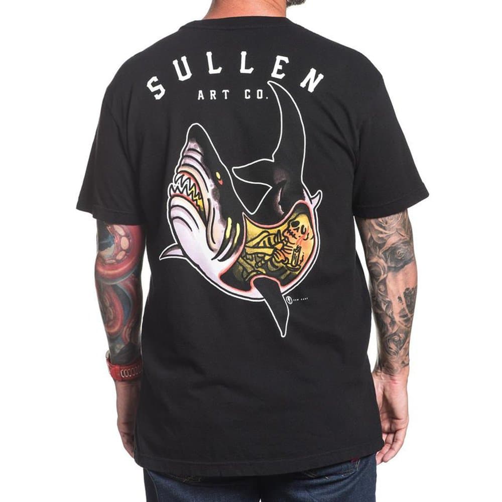 Sullen Men's Shark Attack Choloha Capsule T-Shirt Black S