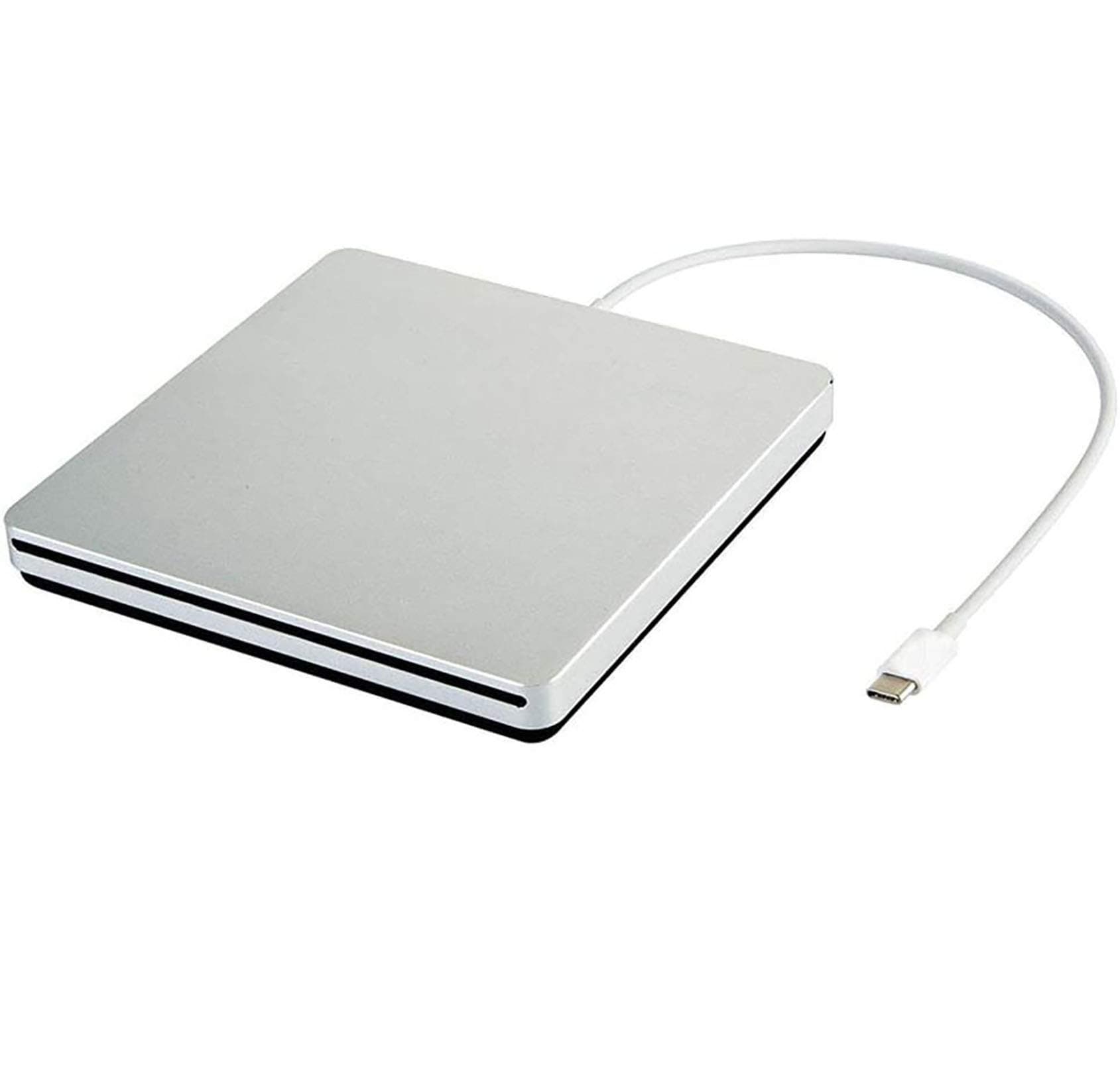 - Oulin External CD DVD Drive USB C CD DVD Burner/Writer Slim Portable Slot in CD DVD Reader for MacBook Pro/Air/Mac/Laptop/Windows10 (Sliver)