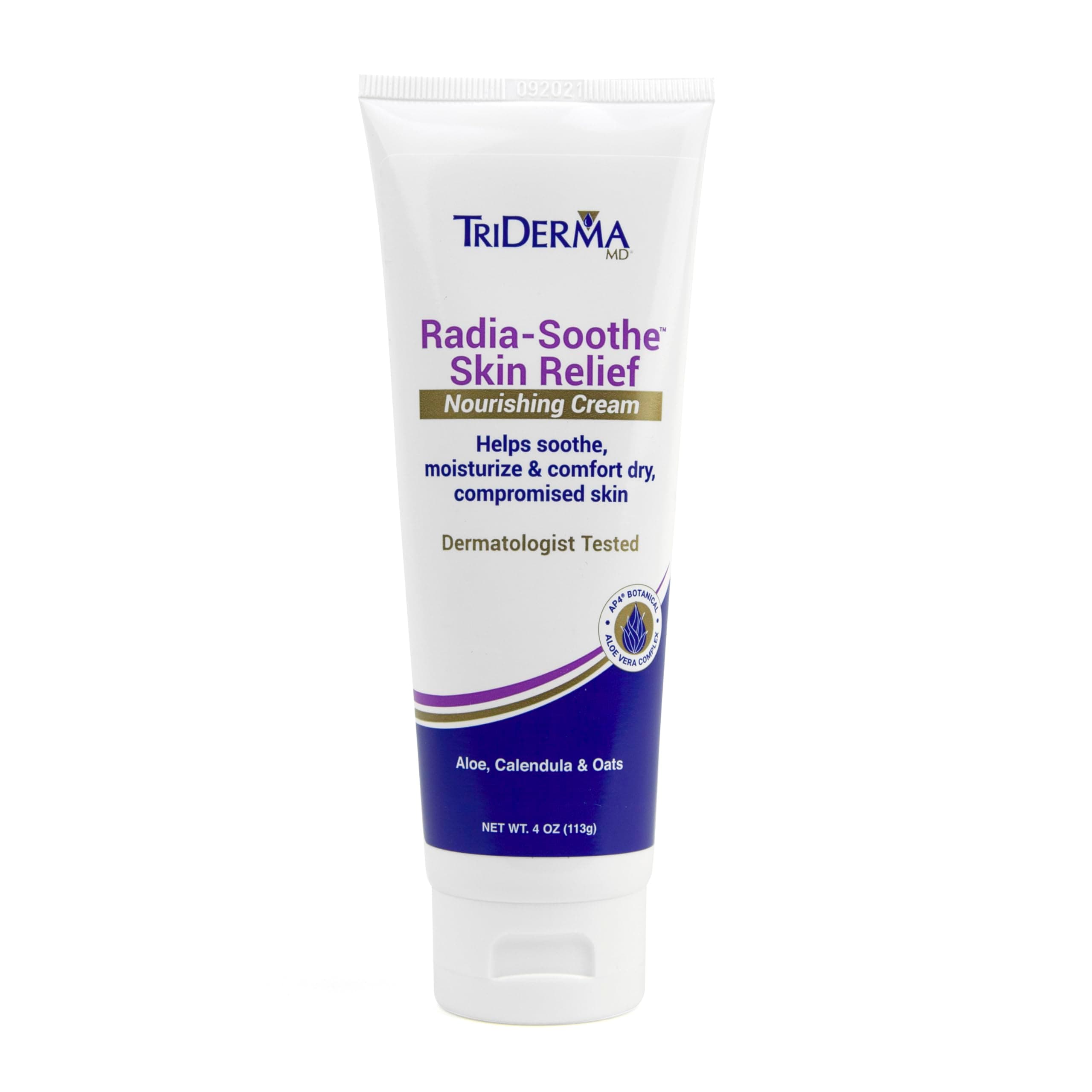 Radia-Soothe Skin Relief Radiation Cream, FSA Eligible Helps Relieve Radiation Burn, Radiodermatitis and other Skin Damaging Side Effects from Radiation Therapy, Fragrance Free, 4 oz tube