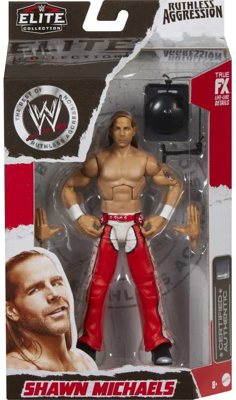 Elite Collection Ruthless Aggression Series Articulated Wrestling Action Figures (Shawn Michaels)