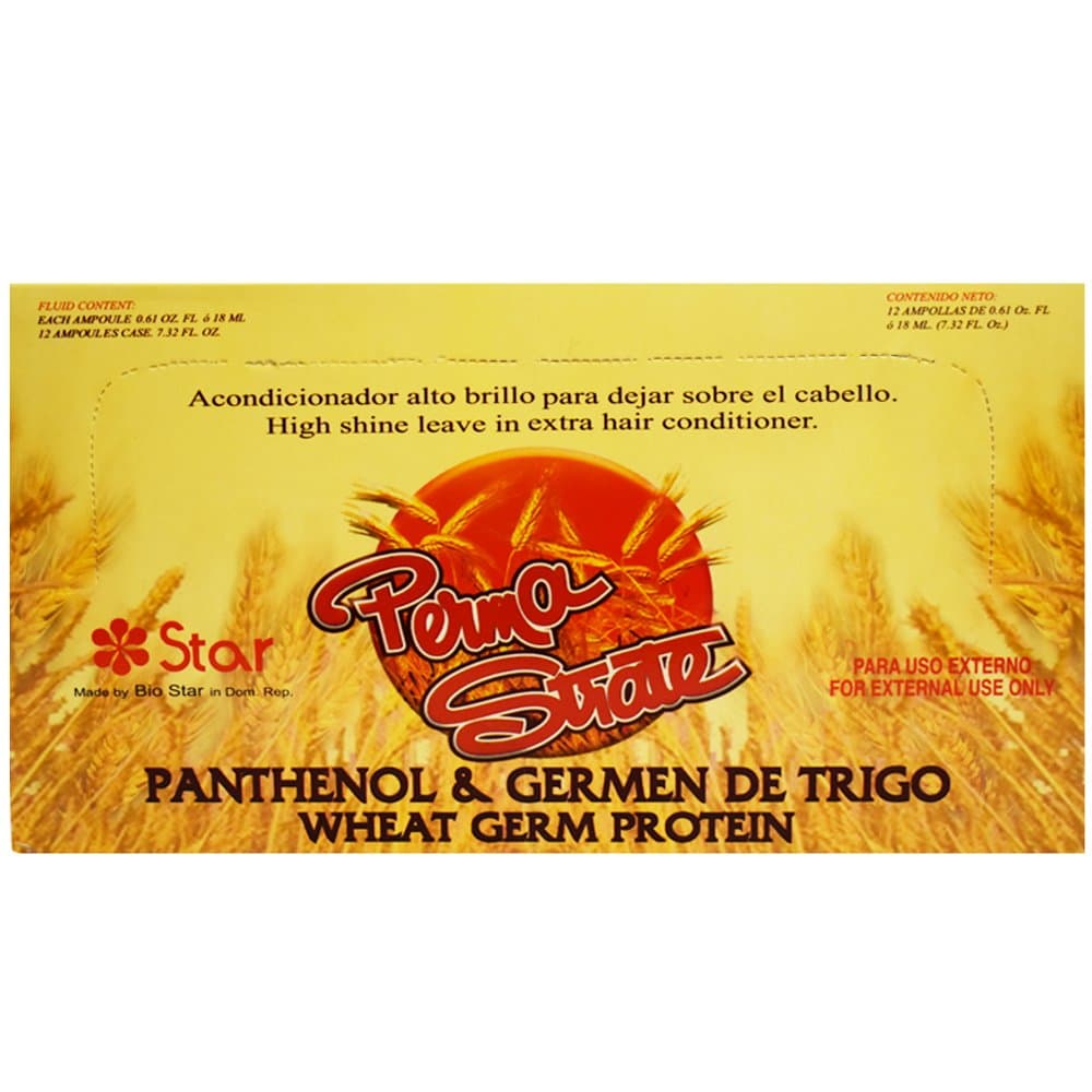 Star High Shine Leave in Extra Hair Conditioner Panthenol & Wheat Germ Protein 12 Amps