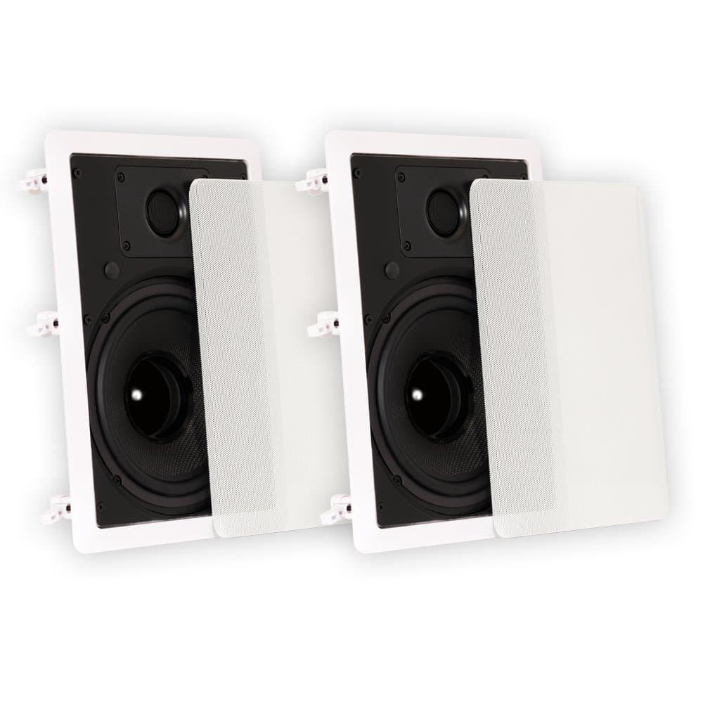 TS80W in Wall 8" Speakers Surround Sound Home Theater Pair