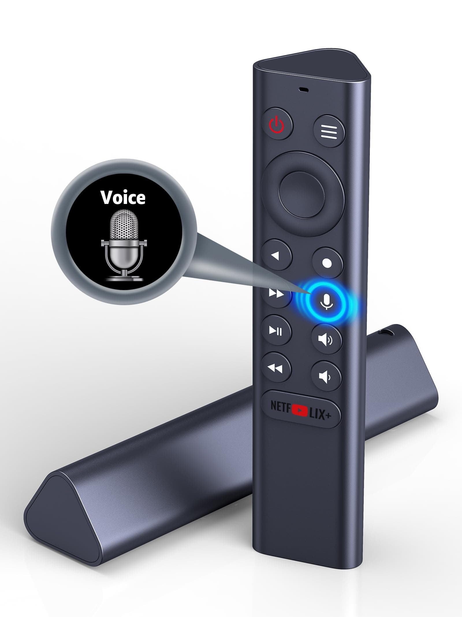 Replacement Voice Remote for NVIDIA Shield TV 2015 2017 2019 Series NVIDIA Shield Android TV Pro with Motion-Activated Customizable Menu Buttons IR Blaster Function