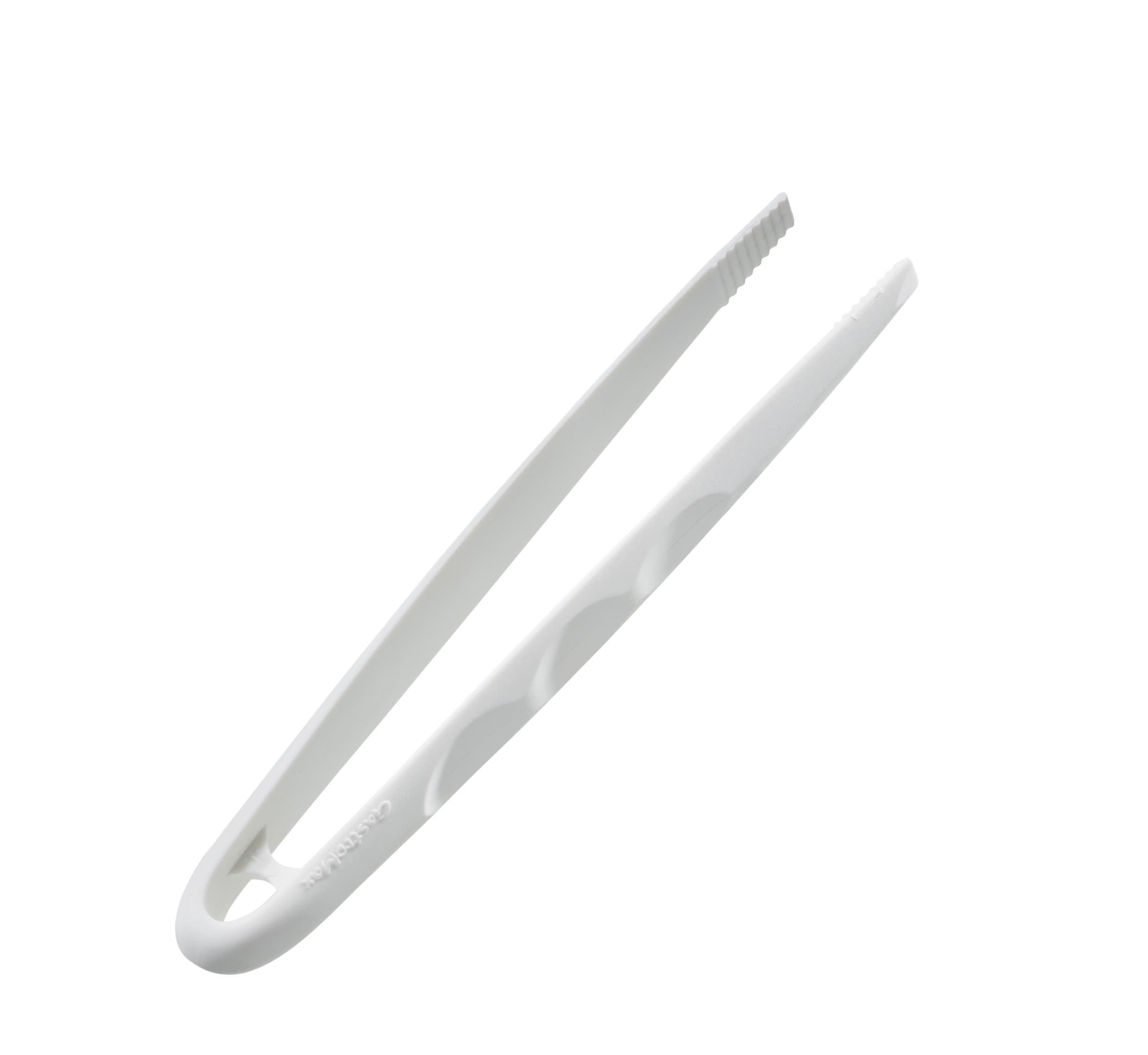 GastroMax Table Tongs 18 cm, Nylon, White