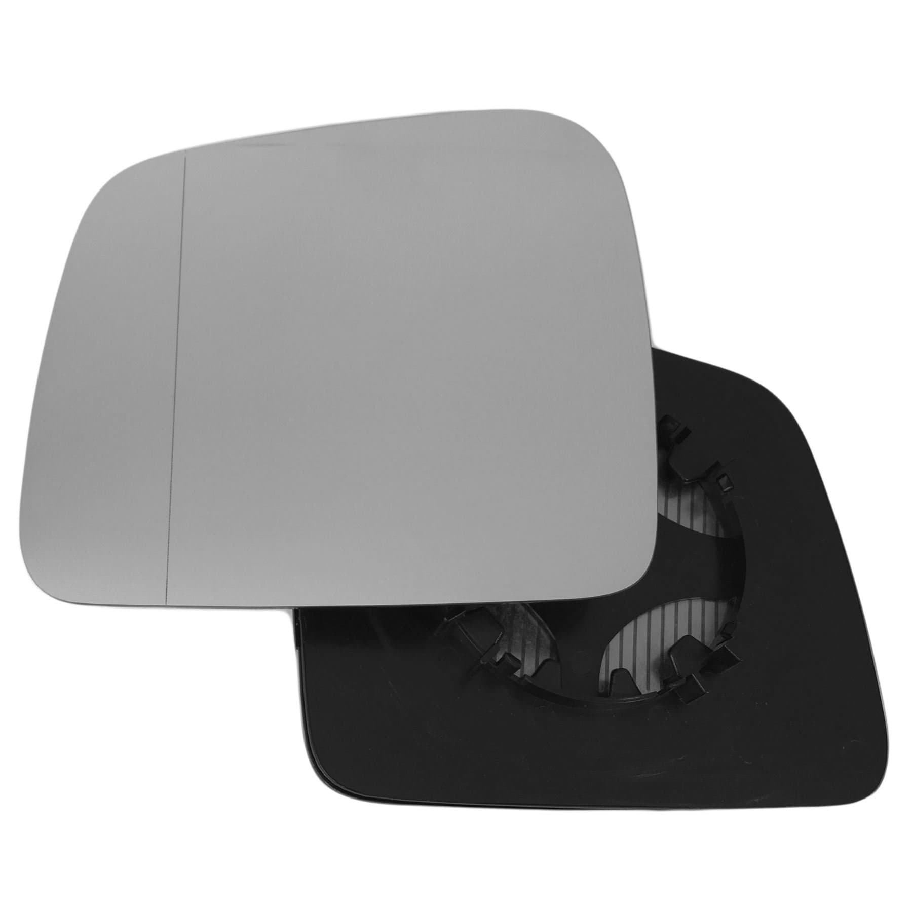 Passenger left hand side Heated wing door Silver mirror glass with backing plate #W-SHY/L-JPGCE11 [Clip On]