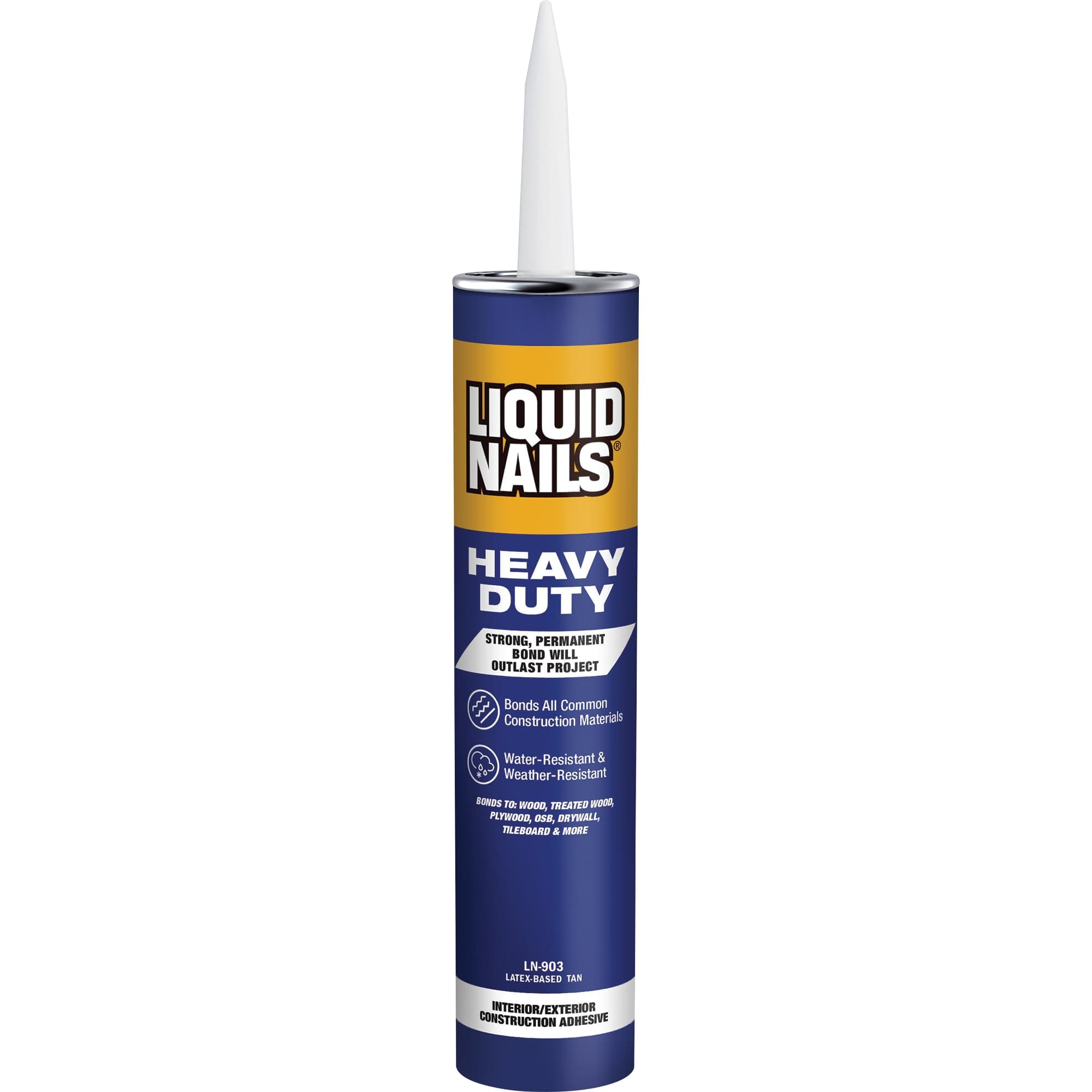 LN903 10-Ounce Heavy-Duty Liquid Nails Construction Adhesive