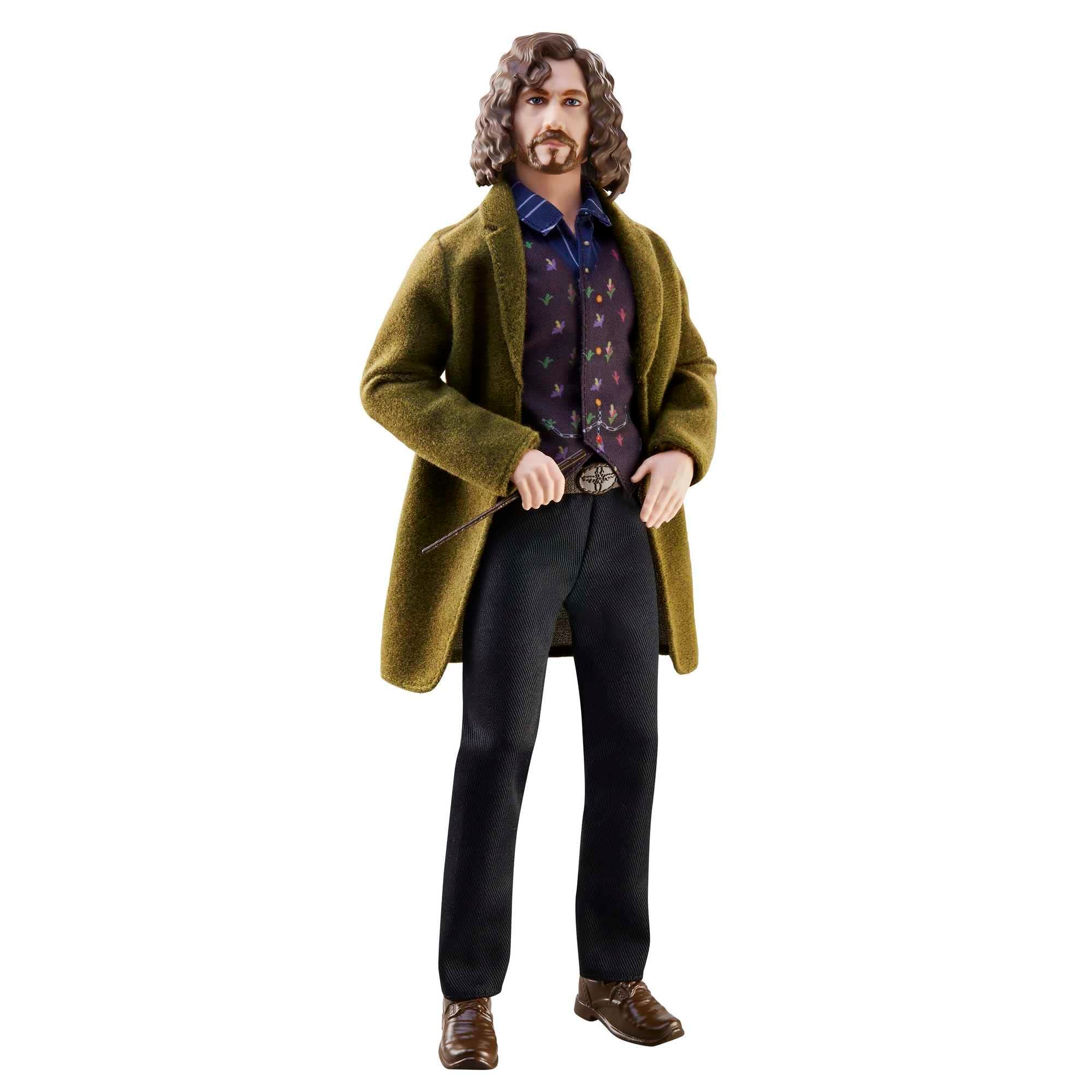 Harry Potter Collectible Sirius Black Doll (10-inch), Fully Posable, Wearing Signature Outfit with Wand, Gift for 6 Year Olds and Up, HCJ34