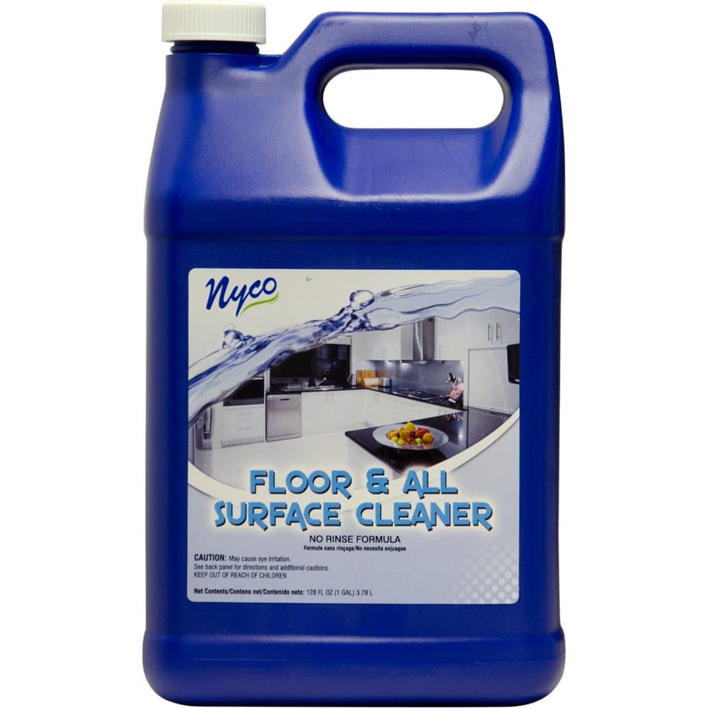 Nyco Products NL90476 Floor and All Surface Cleaner, Citrus Lemon Lime Scent, 6.25 - 8.25 pH, 1 Gallon Bottle (Case of 4)