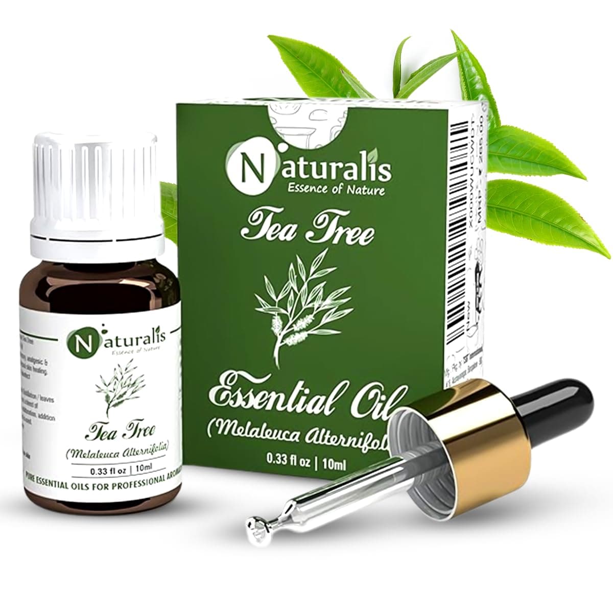Tea Tree Oil - Tea Tree Oil for Acne, Pimples and Scar - Pure and No Dilution Tea Tree Hair Oil - No Solvents - Ideal for Aromatherapy - 10ml