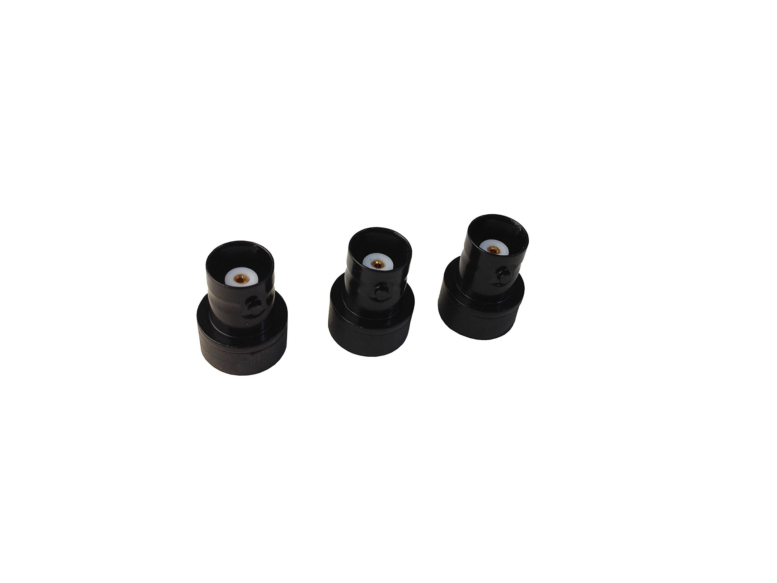 TW-BNCJ-SMAP (3 Packs) Adaptor Connector BNC Female to SMA Male is Suit for Ham (144/430MHz) Handheld Antenna BNC Male