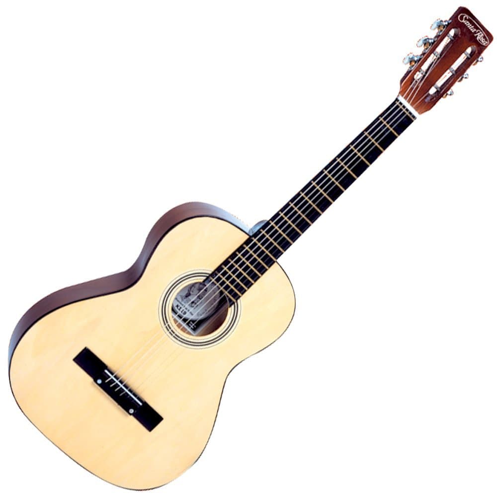 6 K119 36" Standard Sized Folk Steel String Guitar-Natural Finish, Right Handed