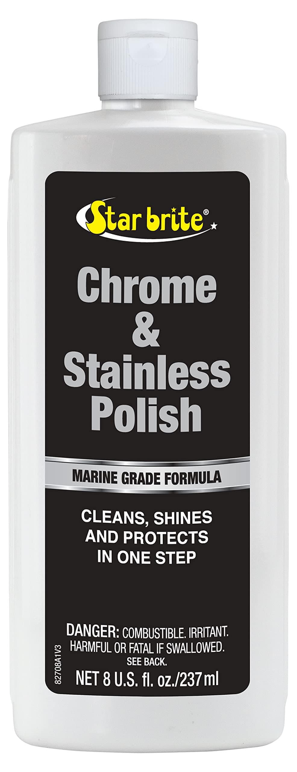 Chrome & Stainless Polish - Marine Grade Formula Protects Against Pitting, Salt Deposits, Staining & Rust on Chrome, Stainless Steel, Copper, Tin & Brass (082708)