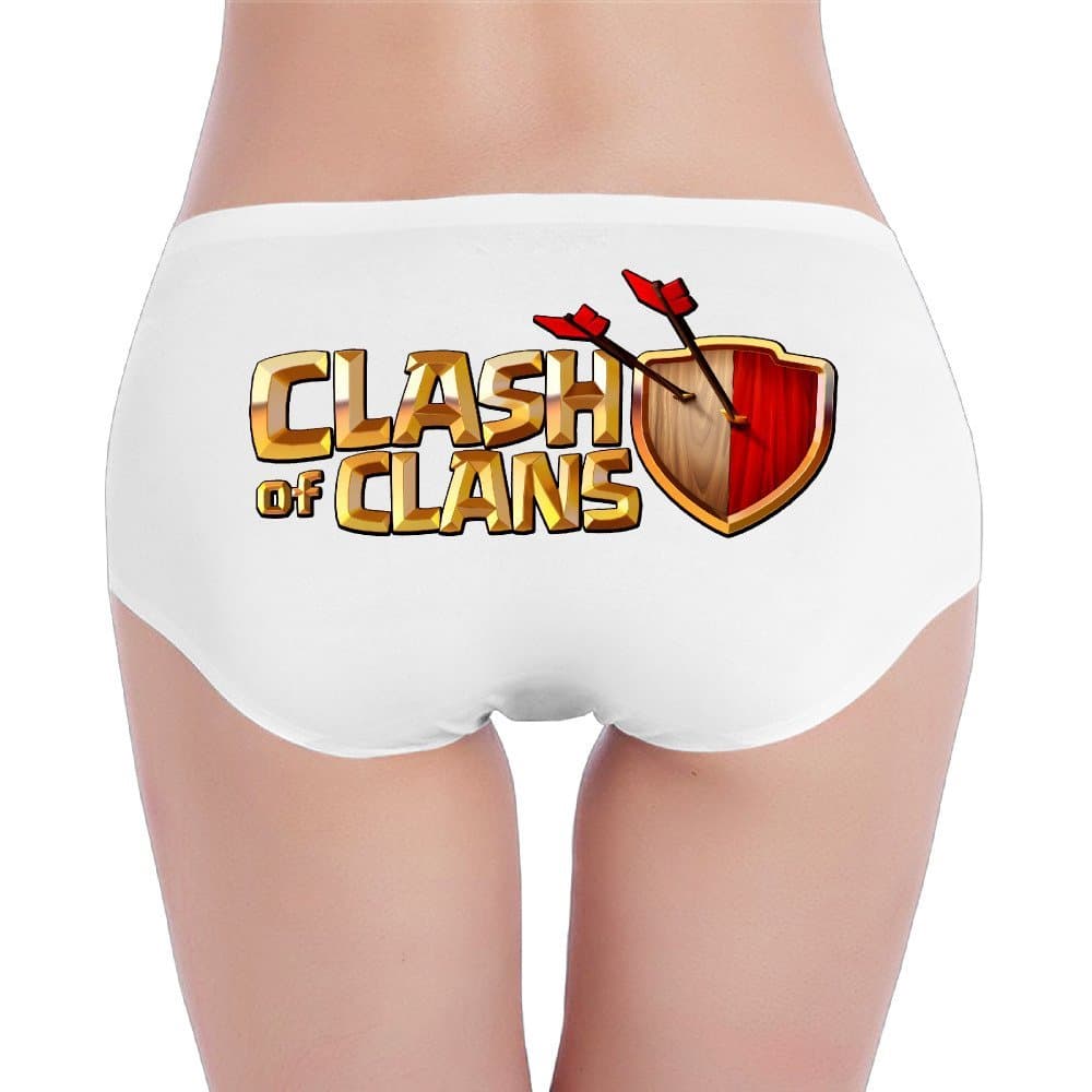 Woman's Clash Of Clans Logo Low Rise Hipster Panties
