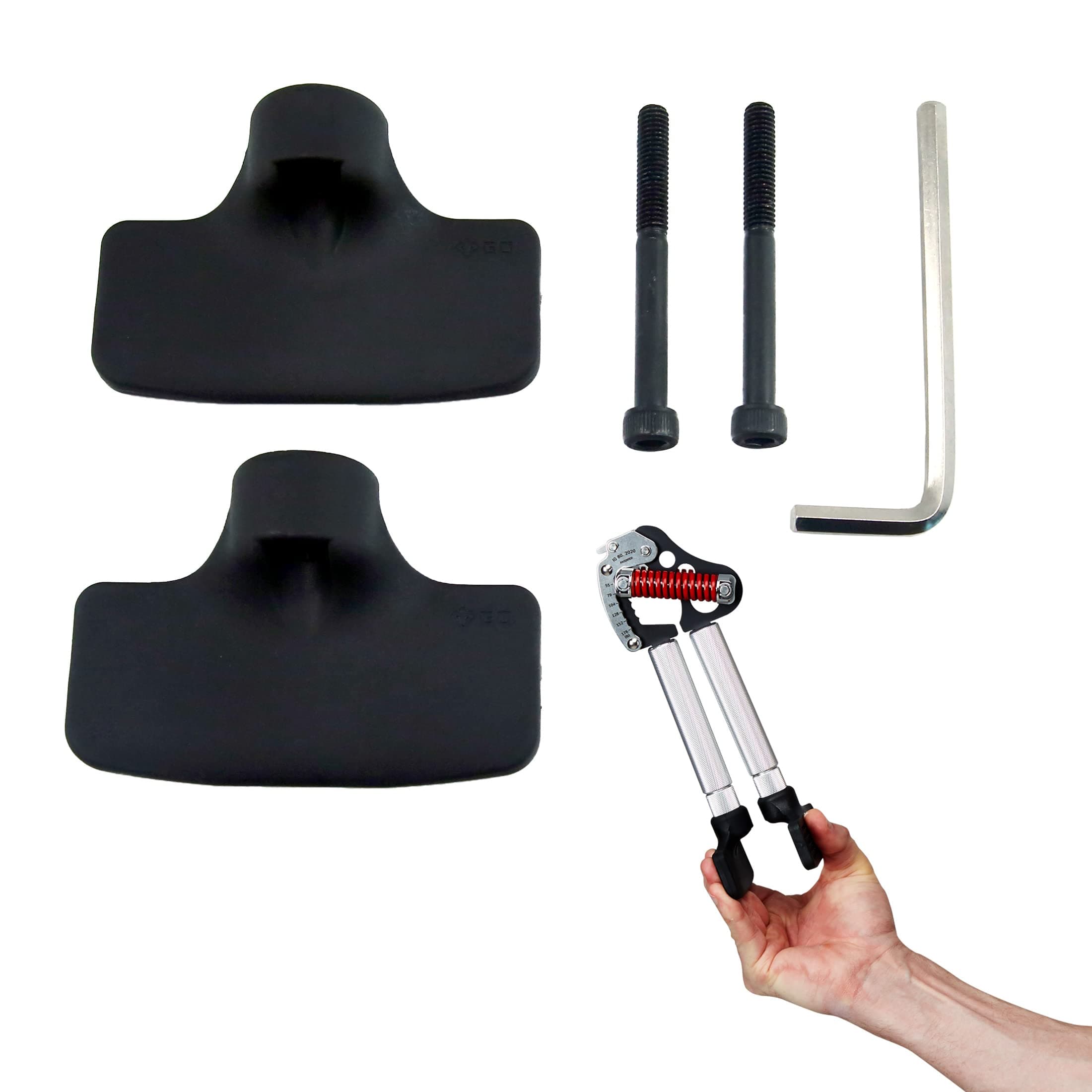 GD Pinch Grip for GD IRON GRIP EXT model, Finger Strengthener Hand Grip Exerciser Strengthener Premium Adjustable Hand Gripper for Climber