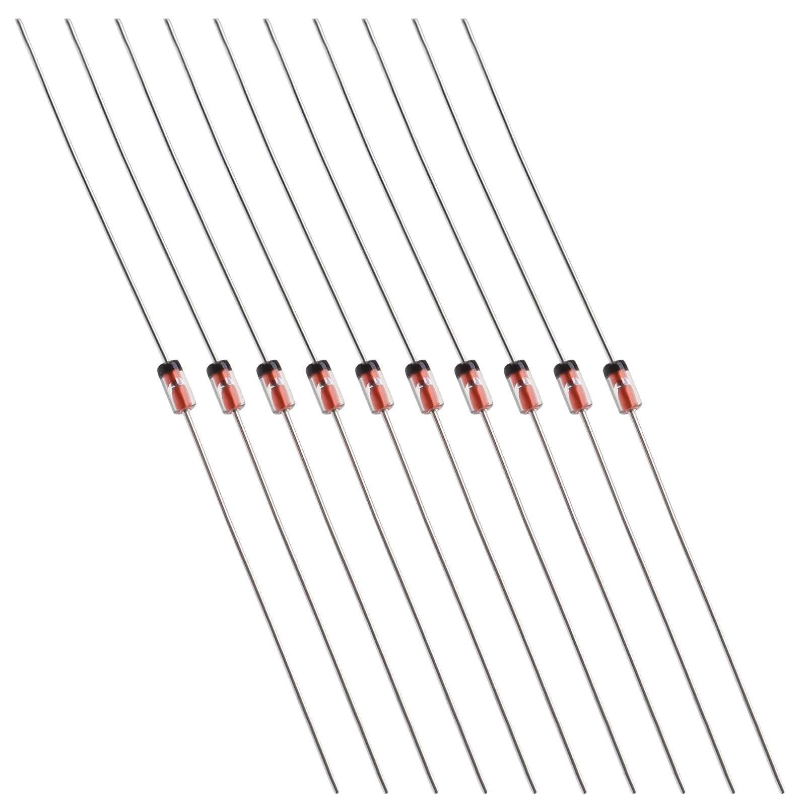 50PCS 1N34A Germanium Diode 50mA 65V Axial 1N34A Electronic Silicon Diodes Electronic Components for AM FM TV-IF Applications