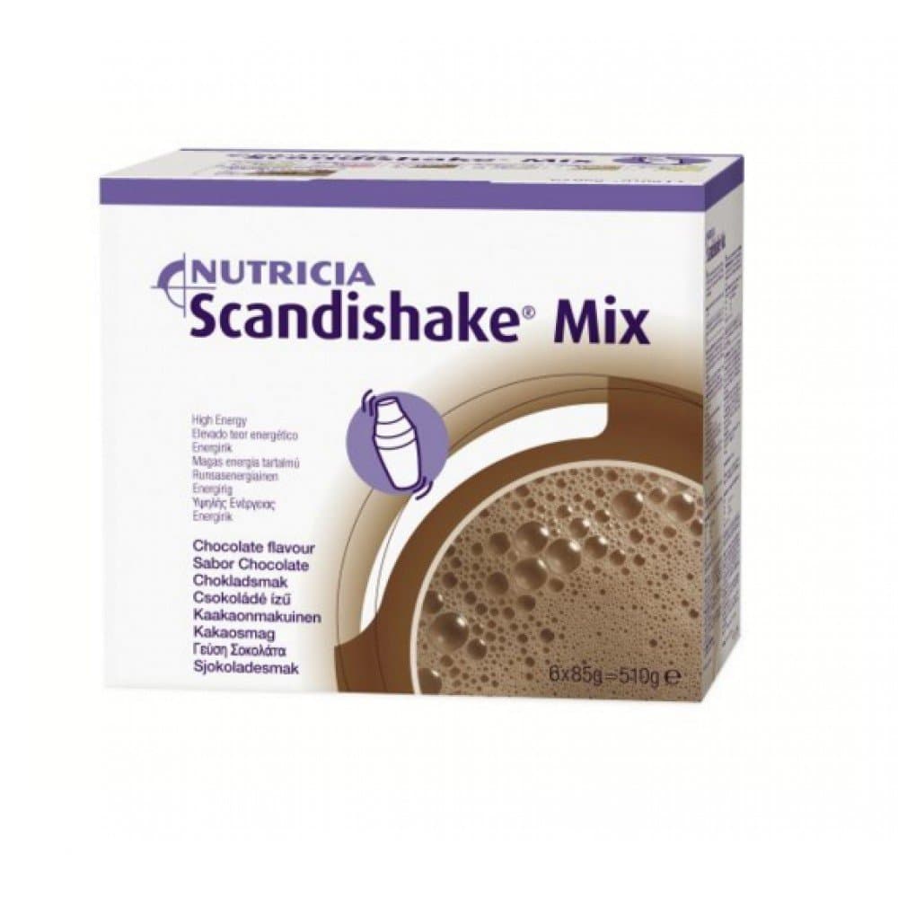 Scandishake Mix Dietary Food Taste Chocolate 6 Sachets