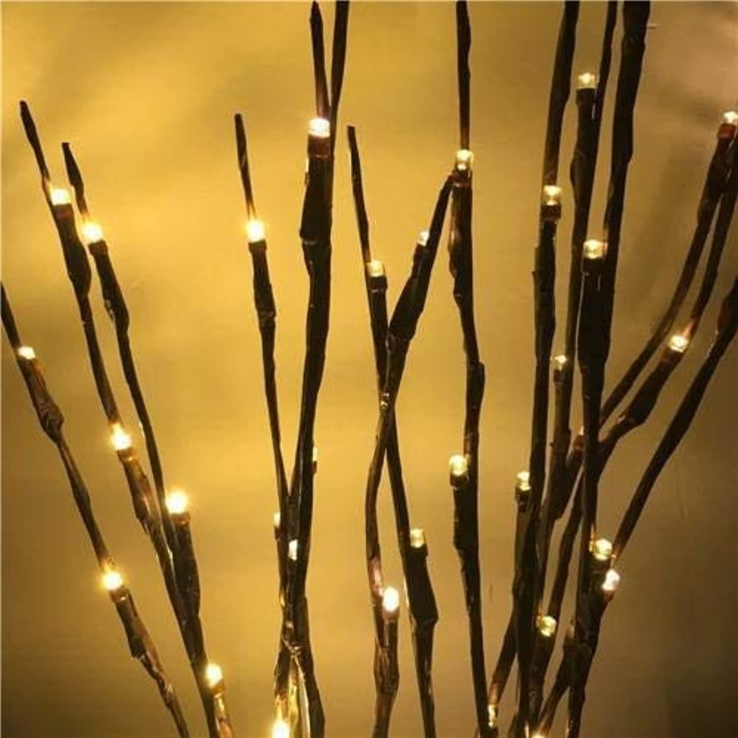 COOLBABY Tomsoo Warm White 20 Led Outdoor Tree Light For Christmas Valentine'S Day Battery Lights Decoration