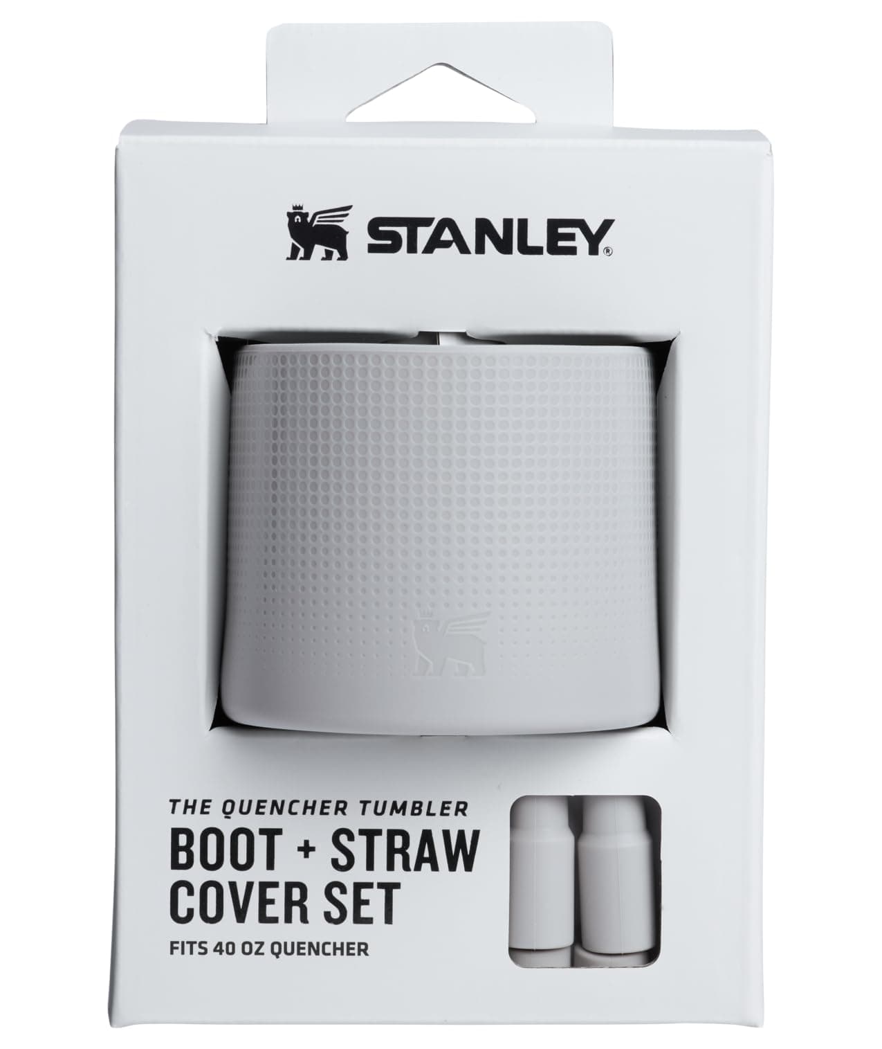Stanley Quencher Boot and Straw Cover Cap | Anti-Slip Silicone Protector for Tumbler with Handle | Accessory Set for Stainless Steel Drinking Cup | BPA-Free