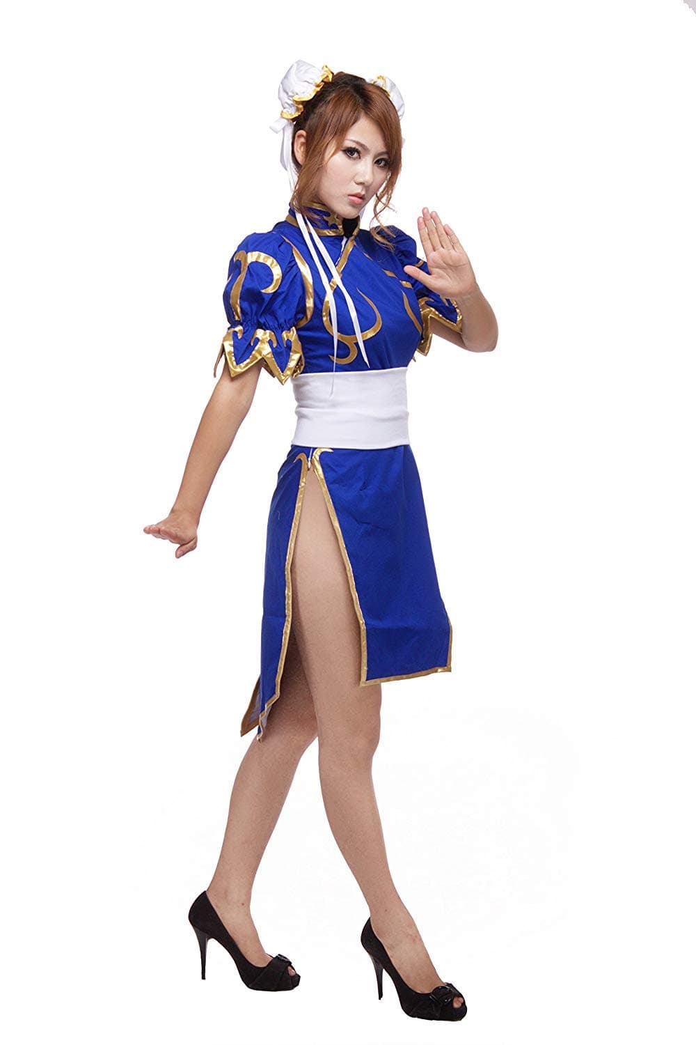Chun-Li Cosplay Costume - Street Fighter Anime Costume For Women