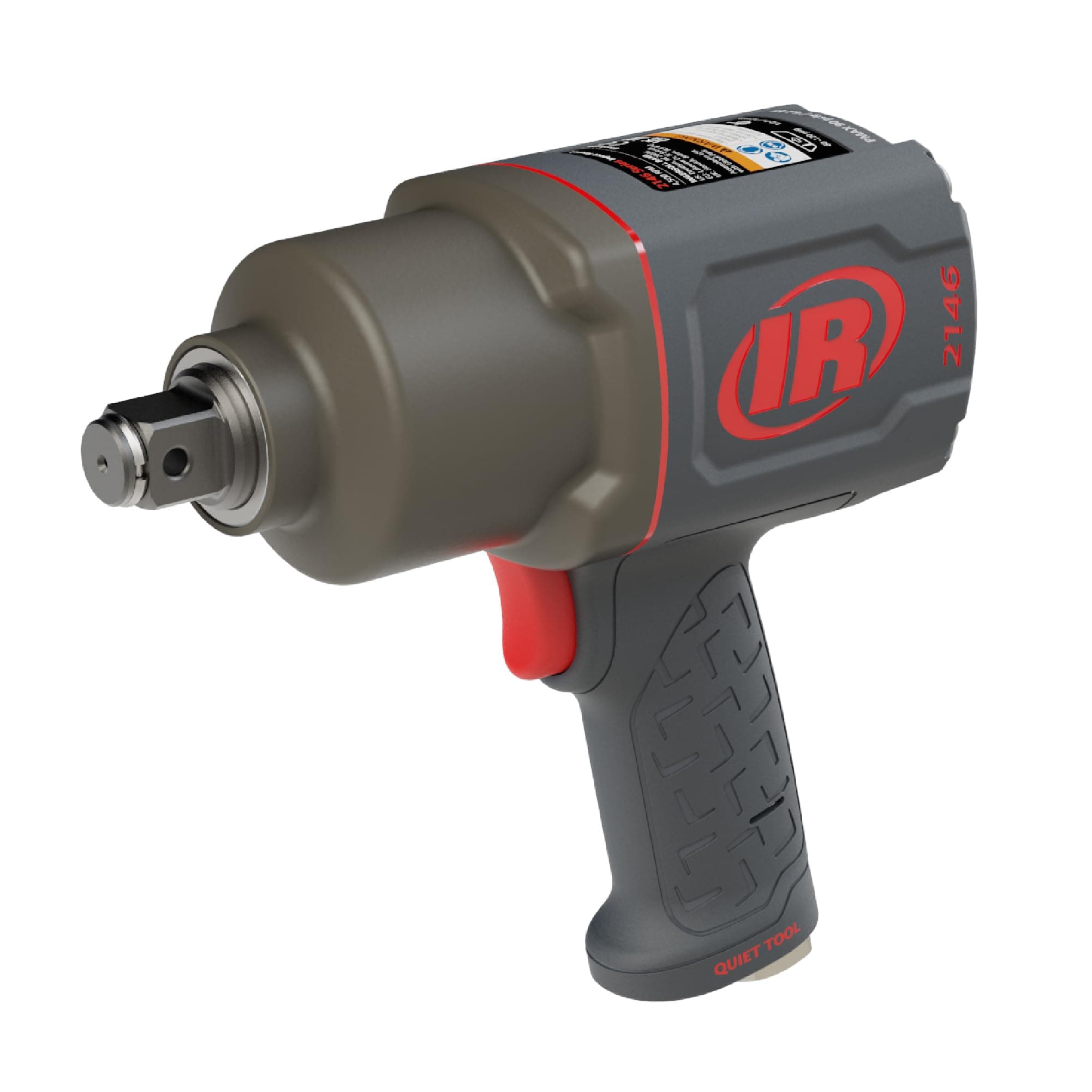 2146Q1MAX 3/4-Inch-Drive Air Impact Wrench with Quiet Pistol-Grip Design and 2,000-Foot-Pounds Torque