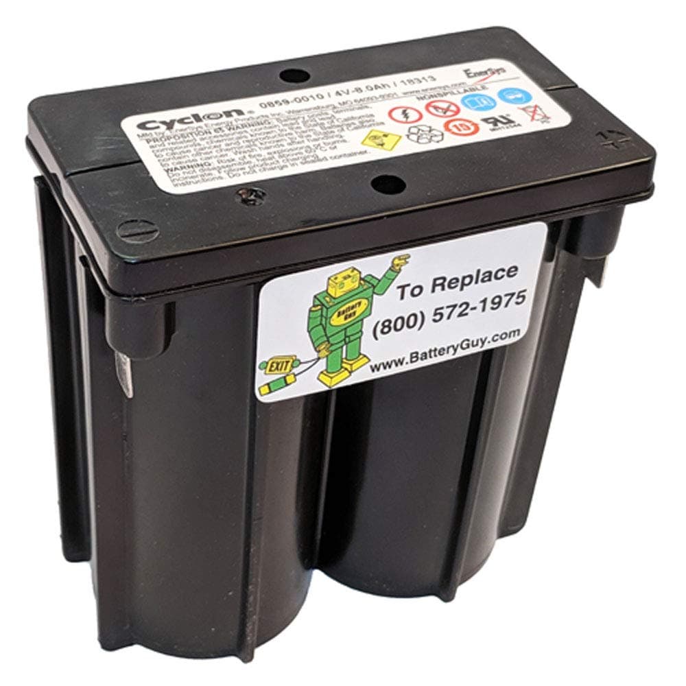 Enersys (Hawker) Cyclon 0859-0010 E-Cell 4 Volt/8 Amp Hour Sealed Lead Acid Battery by Enersys