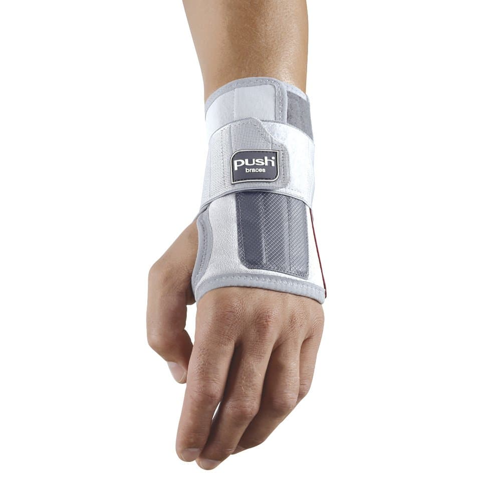 PUSH Med Wrist Brace – Sleek Wrist Support with Maximum Immobilization Commonly Used as a Carpal Tunnel Night Splint for Sleeping (Right Size 3)