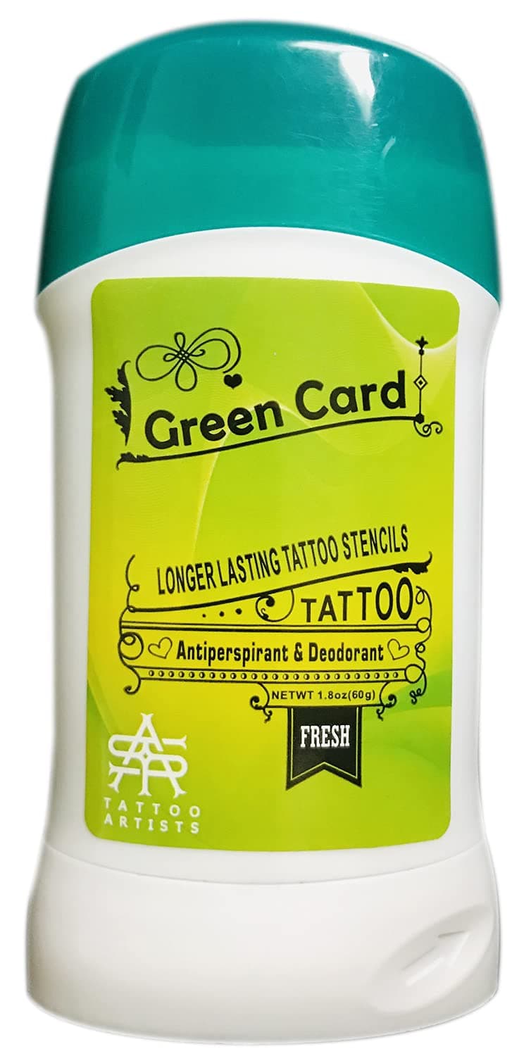 W.W.W Tattoo Transfer Stick, Tattoo Skin Solution Soap Cream Gel for Transfer Stickers Paper Machine Stencils, Temporary Tattoo Supplies Accessories, Clean Dry Protection Antiperspirant Deodorant; ZYG