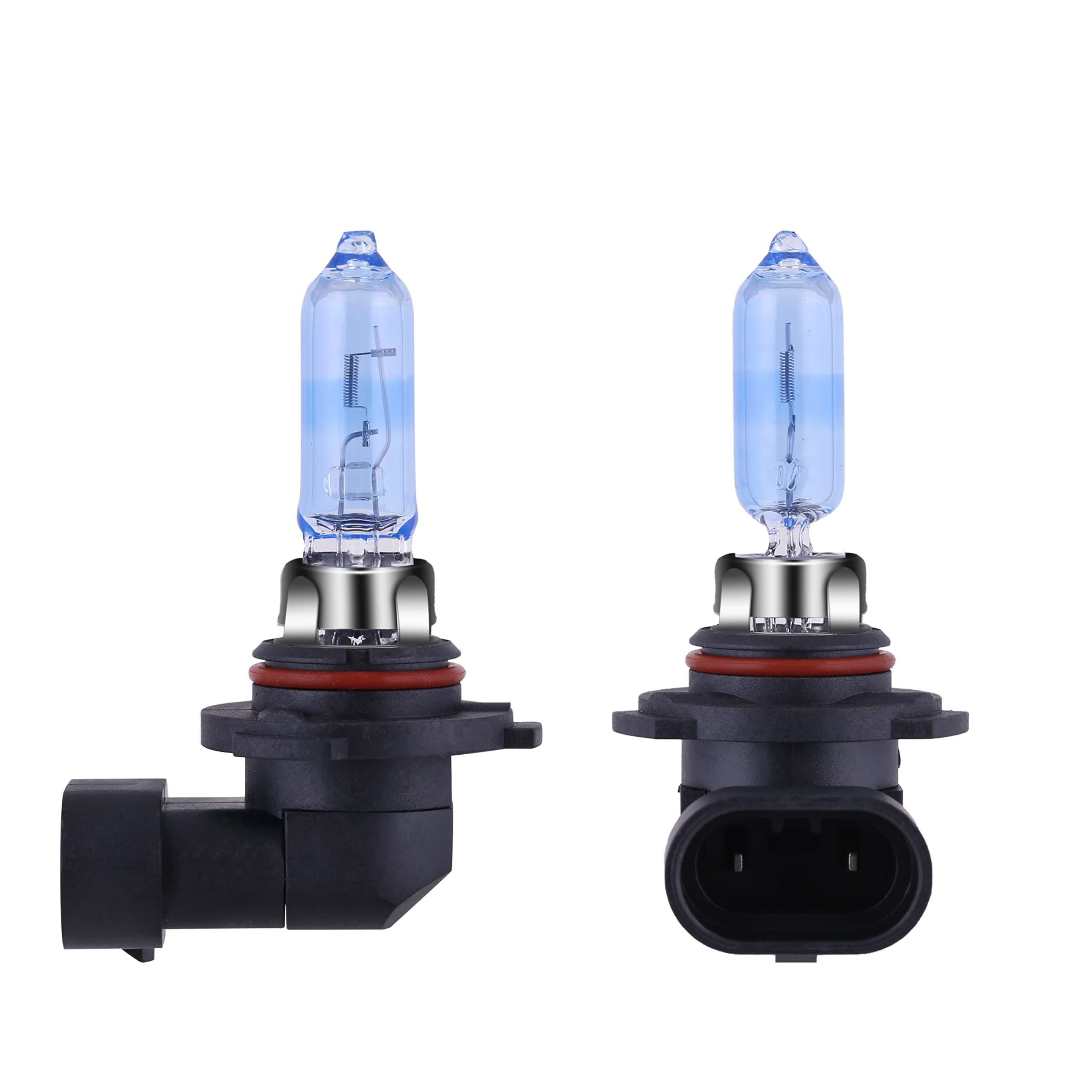 9005 Headlight Bulbs HB3 Halogen Bulb 5000K Super White Light Long Life Replacement P20D 12V/60W (9005/HB3, 2 Pack)