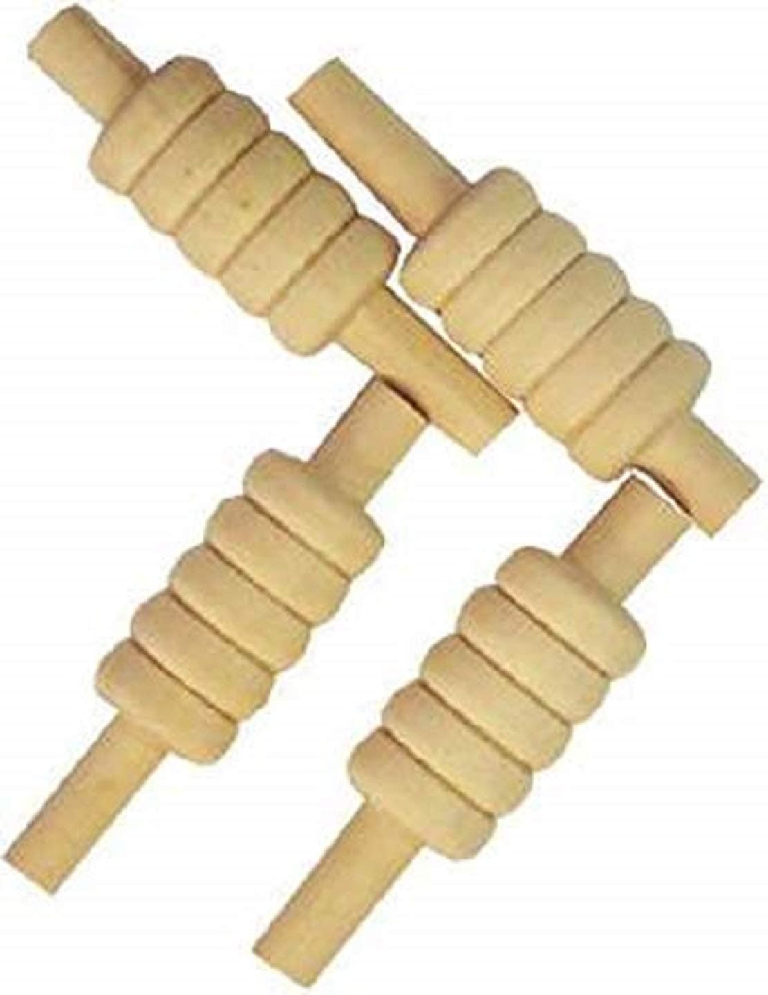 Wooden Bails 2 Pair for Cricket (4 pc) by Onekbhalo