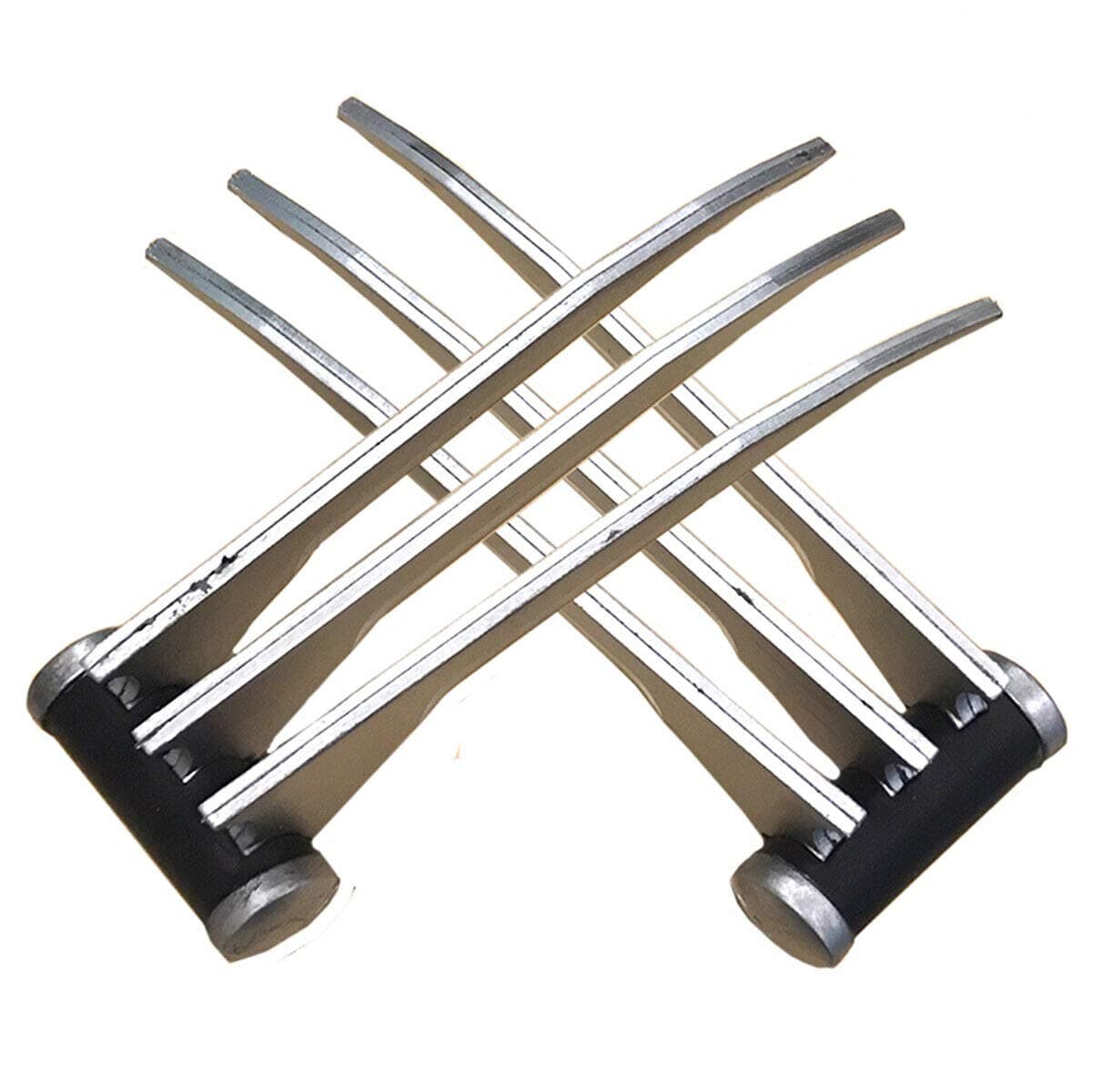 All Foam Wolverine X-Men LARP Foam Claws A Pair - 2 Claws Intended for Costumes, Cosplay, and Props (Silver)